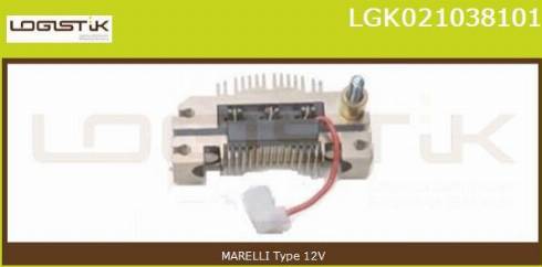 LGK LGK021038101 - Изправител, генератор vvparts.bg