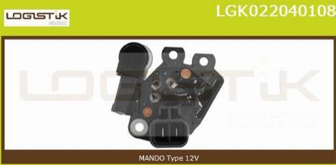 LGK LGK022040108 - Регулатор на генератор vvparts.bg