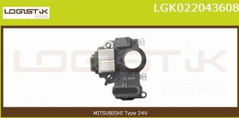 LGK LGK022043608 - Регулатор на генератор vvparts.bg