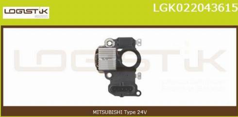 LGK LGK022043615 - Регулатор на генератор vvparts.bg