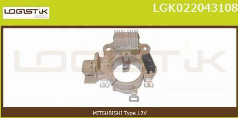 LGK LGK022043108 - Регулатор на генератор vvparts.bg