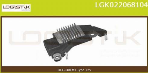 LGK LGK022068104 - Регулатор на генератор vvparts.bg