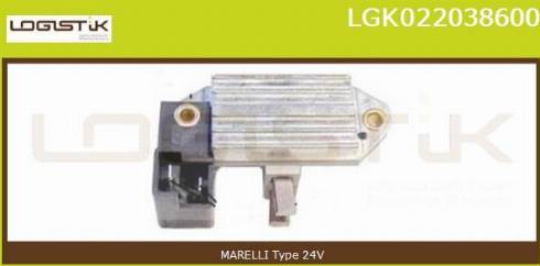 LGK LGK022038600 - Регулатор на генератор vvparts.bg