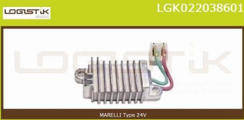 LGK LGK022038601 - Регулатор на генератор vvparts.bg