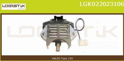 LGK LGK022023106 - Регулатор на генератор vvparts.bg