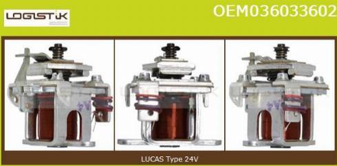 LGK OEM036033602 - Магнитен превключвател, стартер vvparts.bg