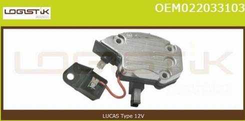 LGK OEM022033103 - Регулатор на генератор vvparts.bg