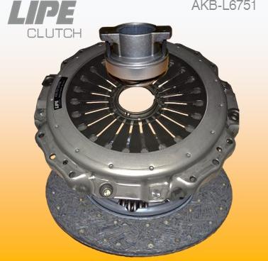 Lipe Clutch AKB-L6751 - Комплект съединител vvparts.bg