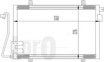 Loro 042-016-0005 - Кондензатор, климатизация vvparts.bg