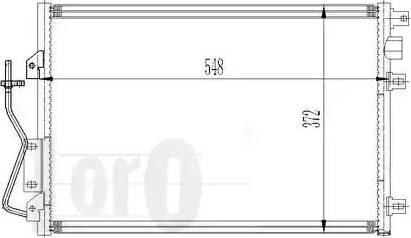 Loro 042-016-0011 - Кондензатор, климатизация vvparts.bg