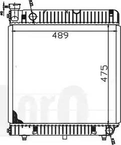 Loro 054-017-0032 - Радиатор, охлаждане на двигателя vvparts.bg