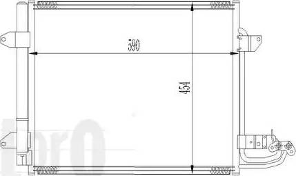 Loro 053-016-0017 - Кондензатор, климатизация vvparts.bg