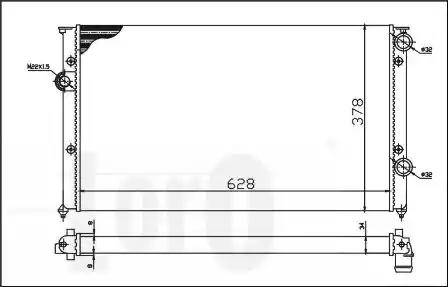 Loro 053-017-0004 - Радиатор, охлаждане на двигателя vvparts.bg