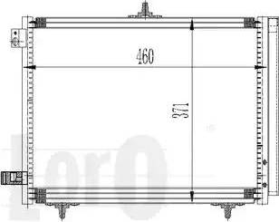 Loro 009-016-0011 - Кондензатор, климатизация vvparts.bg