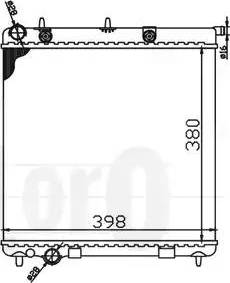 Loro 009-017-0047 - Радиатор, охлаждане на двигателя vvparts.bg