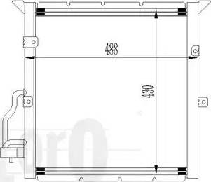 Loro 004-016-0001 - Кондензатор, климатизация vvparts.bg