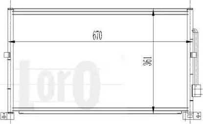 Loro 017-016-0011 - Кондензатор, климатизация vvparts.bg