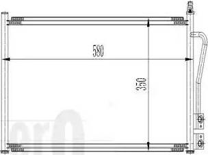 Loro 017-016-0013 - Кондензатор, климатизация vvparts.bg