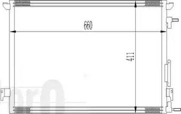 Loro 037-016-0013 - Кондензатор, климатизация vvparts.bg