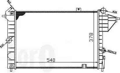 Loro 037-017-0038 - Радиатор, охлаждане на двигателя vvparts.bg