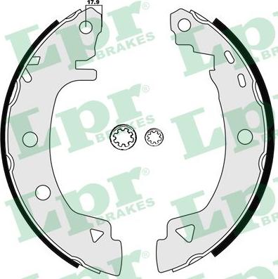 LPR 04920B - Комплект спирачна челюст vvparts.bg