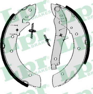 LPR 04740 - Комплект спирачна челюст vvparts.bg