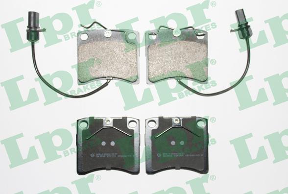LPR 05P984 - Комплект спирачно феродо, дискови спирачки vvparts.bg