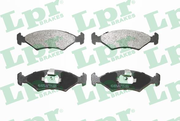 LPR 05P628 - Комплект спирачно феродо, дискови спирачки vvparts.bg
