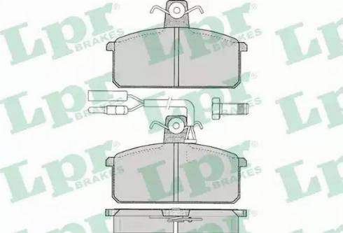 LPR 05P097 - Комплект спирачно феродо, дискови спирачки vvparts.bg