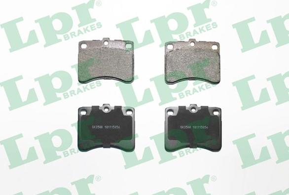 LPR 05P056 - Комплект спирачно феродо, дискови спирачки vvparts.bg