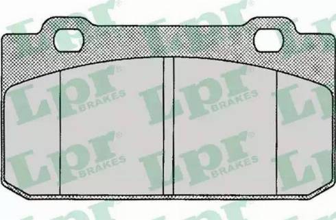 LPR 05P020 - Комплект спирачно феродо, дискови спирачки vvparts.bg