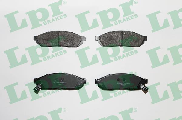 LPR 05P075 - Комплект спирачно феродо, дискови спирачки vvparts.bg