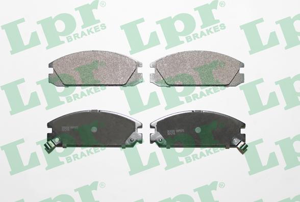 LPR 05P073 - Комплект спирачно феродо, дискови спирачки vvparts.bg