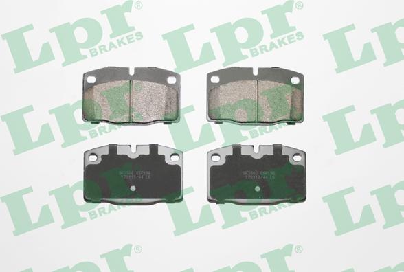 LPR 05P190 - Комплект спирачно феродо, дискови спирачки vvparts.bg