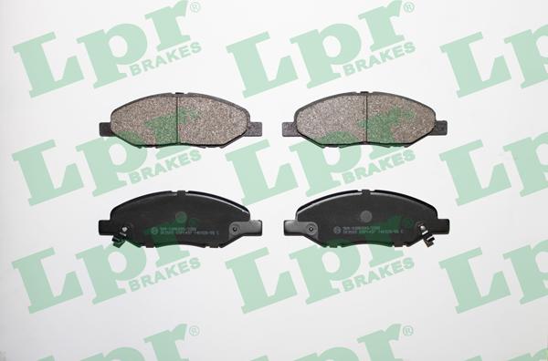 LPR 05P1497 - Комплект спирачно феродо, дискови спирачки vvparts.bg