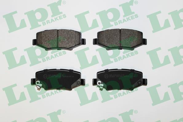 LPR 05P1555 - Комплект спирачно феродо, дискови спирачки vvparts.bg