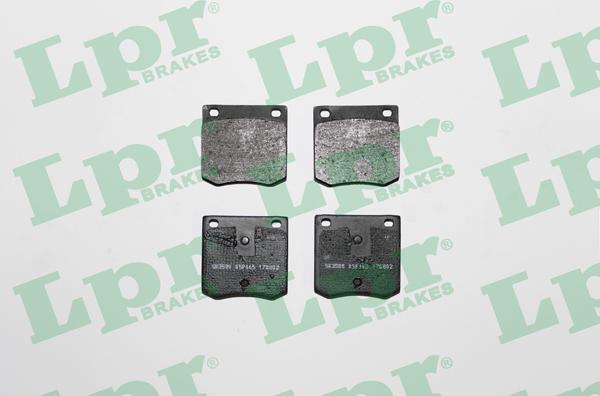 LPR 05P165 - Комплект спирачно феродо, дискови спирачки vvparts.bg