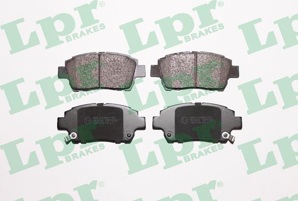 LPR 05P1062 - Комплект спирачно феродо, дискови спирачки vvparts.bg