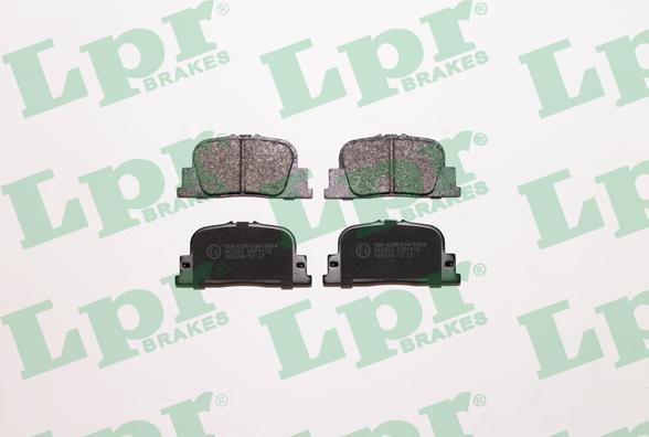 LPR 05P1112 - Комплект спирачно феродо, дискови спирачки vvparts.bg