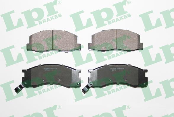 LPR 05P1126 - Комплект спирачно феродо, дискови спирачки vvparts.bg