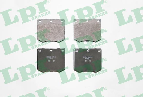 LPR 05P126 - Комплект спирачно феродо, дискови спирачки vvparts.bg