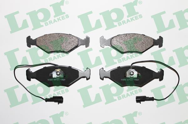 LPR 05P1203 - Комплект спирачно феродо, дискови спирачки vvparts.bg