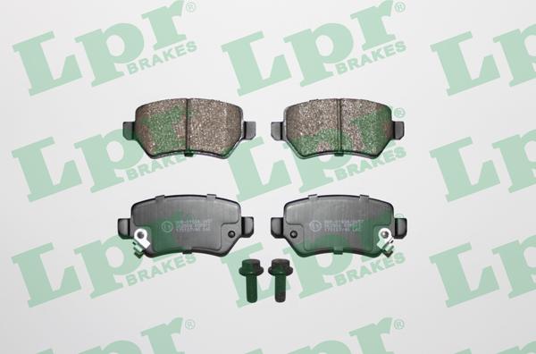 LPR 05P811 - Комплект спирачно феродо, дискови спирачки vvparts.bg