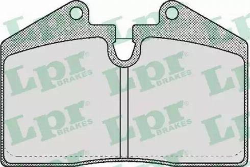 LPR 05P397 - Комплект спирачно феродо, дискови спирачки vvparts.bg