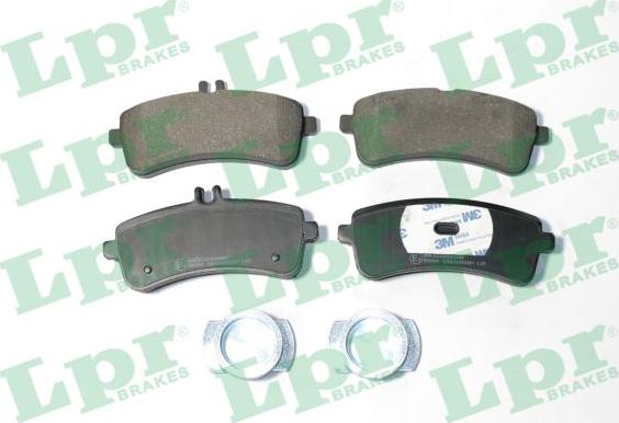 LPR 05P2081 - Комплект спирачно феродо, дискови спирачки vvparts.bg