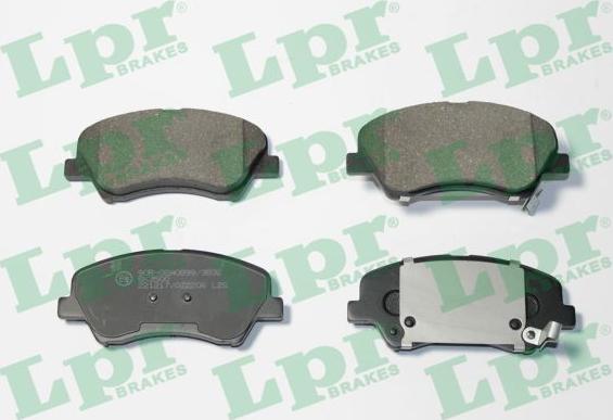 LPR 05P2206 - Комплект спирачно феродо, дискови спирачки vvparts.bg