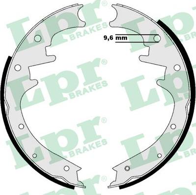 LPR 08990 - Комплект спирачна челюст vvparts.bg