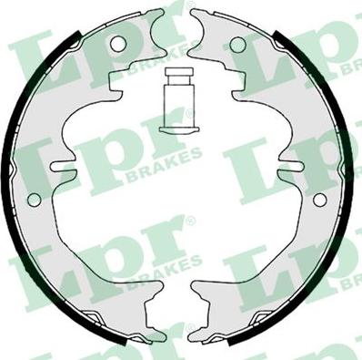 LPR 08850 - Комплект спирачна челюст, ръчна спирачка vvparts.bg