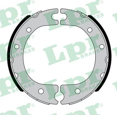 LPR 08860 - Комплект спирачна челюст, ръчна спирачка vvparts.bg