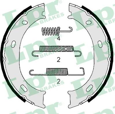 LPR 07959 - Комплект спирачна челюст, ръчна спирачка vvparts.bg